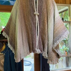 Norm Thompson Brown and Cream Women's Jacket